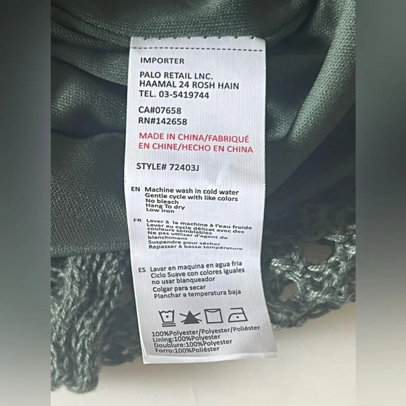 Charlotte Russe NWT Women’s Knit Mesh Olive Green Mini Dress Sleeveless Size M - Picture 7 of 9